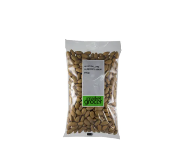 The Market Grocer Raw Almonds 500g